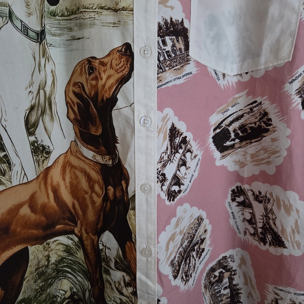 Maeve The Bennet Buttondown Shirt in Sand Dog size L NWT - Picture 7 of 11